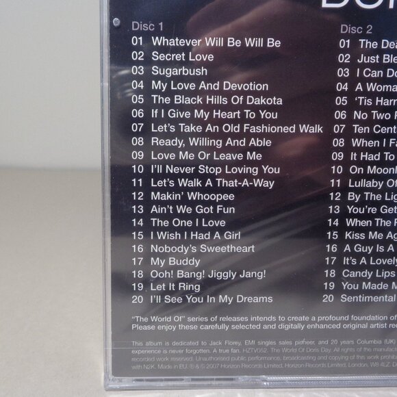 THE WORLD OF DORIS DAY / New CD / 2 Disc Set / 40 Tracks - Songs - Picture 4 of 16